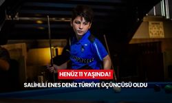 Salihli’nin 11 yaşındaki gururu Enes Deniz Türkiye üçüncüsü oldu