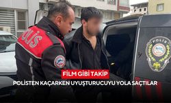Film gibi takip: Polisten kaçarken uyuşturucuyu yola saçtılar
