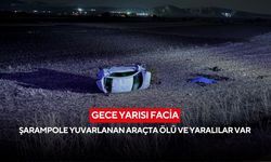 Gece yarısı facia: Şarampole yuvarlanan araçta ölü ve yaralılar var