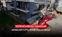 Gece yarısı panik! İzmir’de istinat duvarı çöktü, mahalle boşaltıldı