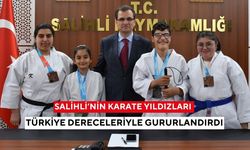 Salihli’nin karate yıldızları Türkiye dereceleriyle gururlandırdı