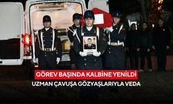 Görev başında kalbine yenildi: Uzman çavuşa gözyaşlarıyla veda