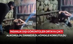 İnsanlık dışı görüntüler ortaya çıktı: Alıkonuldu, darbedildi, köpekle korkutuldu