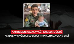 Kahreden kaza! Ayağı takıldı, düştü: Astsubay Çağatay Subatay tırın altında can verdi
