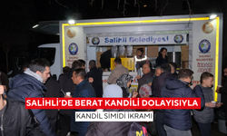 Salihli’de Berat Kandili dolayısıyla kandil simidi ikramı
