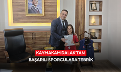 Kaymakam Dalak’tan başarılı sporculara tebrik