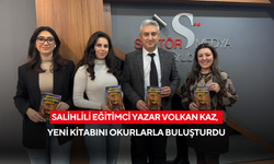 Salihlili Eğitimci Yazar Volkan Kaz,  yeni kitabını okurlarla buluşturdu