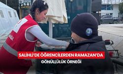 Salihli’de öğrencilerden Ramazan’da gönüllülük örneği