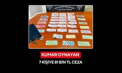 Tombala baskını: Kumar oynayan 7 kişiye 81 bin TL ceza