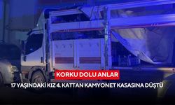 Korku dolu anlar: 17 yaşındaki kız 4. kattan kamyonet kasasına düştü