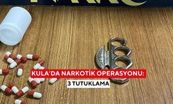 Kula’da narkotik operasyonu: 3 tutuklama