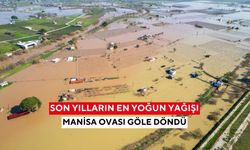 Manisa alarm veriyor! Gediz taştı, bağ evleri sular altında...