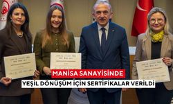 Manisa sanayisinde yeşil dönüşüm için sertifikalar verildi