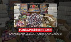 Manisa’da kaçakçılığa büyük darbe! Yüz binlerce ürün ele geçirildi...