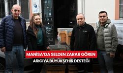 Manisa’da selden zarar gören arıcıya büyükşehir desteği