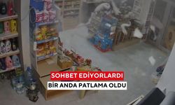 Marketin ortasında bomba gibi patladı! O anlar kamerada...