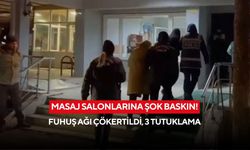 Masaj salonlarına şok baskın! Fuhuş ağı çökertildi, 3 tutuklama