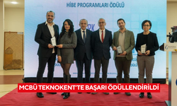 MCBÜ Teknokent’te başarı ödüllendirildi