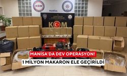 Manisa’da kaçak tütün operasyonu: 1 milyon bandrolsüz makaron ele geçirildi