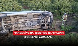 Narenciye bahçesinde can pazarı: 8 öğrenci yaralandı