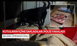 Narkotik operasyonu! Kamyonetin kasasında battaniyeye sarılı 11 kilo skunk ele geçirildi...