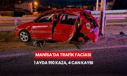 Manisa’da trafik faciası: 1 ayda 910 kaza, 4 can kaybı