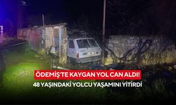 Ödemiş’te kaygan yol can aldı! 48 yaşındaki yolcu yaşamını yitirdi