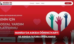 Manisa’da askıda öğrenci kartı ve askıda fatura uygulaması