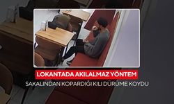 Pes dedirten olay! Dürüme kendi kılını koyup hesap ödemeden kaçtı... | O anlar güvenlik kamerasına böyle yansıdı