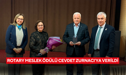 Rotary Meslek Ödülü Cevdet Zurnacı’ya verildi