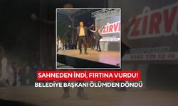 Sahneden indi, fırtına vurdu! Belediye başkanı ölümden döndü...