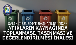 SALİHLİ BELEDİYE BAŞKANLIĞINDAN İLAN