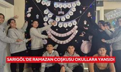 Sarıgöl’de Ramazan coşkusu okullara yansıdı