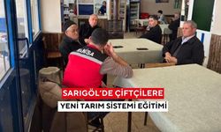 Sarıgöl’de çiftçilere yeni tarım sistemi eğitimi