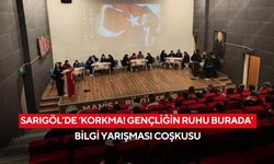 Sarıgöl’de ‘Korkma! Gençliğin Ruhu Burada’ bilgi yarışması coşkusu
