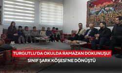 Turgutlu’da okulda ramazan dokunuşu! Sınıf şark köşesi’ne dönüştü