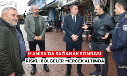 Manisa’da sağanak sonrası riskli bölgeler mercek altında