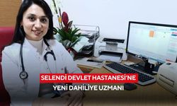 Selendi Devlet Hastanesi’ne yeni dahiliye uzmanı Dr. Ezgi Bektaş göreve başladı