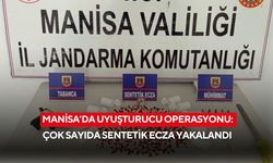 Manisa’da uyuşturucu operasyonu: Çok sayıda sentetik ecza yakalandı