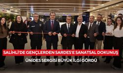 Salihli’de gençlerden Sardes’e sanatsal dokunuş: ÜNİDES Sergisi büyük ilgi gördü