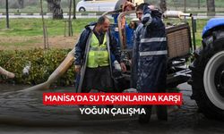 Manisa’da su taşkınlarına karşı yoğun çalışma