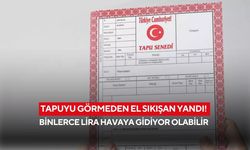 Tapuyu görmeden el sıkışan yandı: Binlerce lira havaya gidiyor olabilir