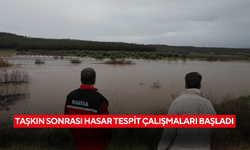 Manisa'da taşkın sonrası hasar tespit çalışmaları başladı