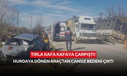 Tırla kafa kafaya çarpıştı! Hurdaya dönen araçtan cansız bedeni çıktı