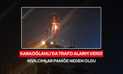 Salihli’de korkutan anlar ! Trafo uzun süre kıvılcım çıkardı