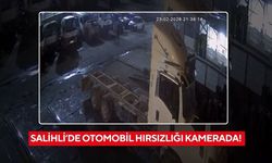 Salihli’de tamire bırakıldı, kameralar önünde çalındı! İşte o anlar…