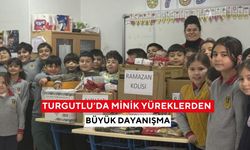 Turgutlu’da minik yüreklerden büyük dayanışma