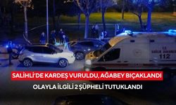 Salihli’de kanlı kavga: Kardeşler silah ve bıçakla yaralandı, 2 kişi tutuklandı