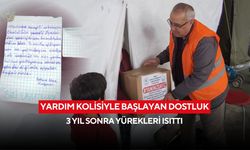 Yardım kolisiyle başlayan dostluk 3 yıl sonra yürekleri ısıttı
