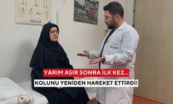 Yarım asır sonra ilk kez... Kolunu yeniden hareket ettirdi!